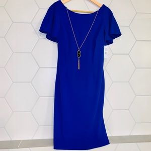 NWT Sapphire blue cocktail dress size 6